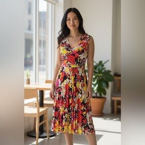Maggy L Stunning floral Fit and Flare Dress